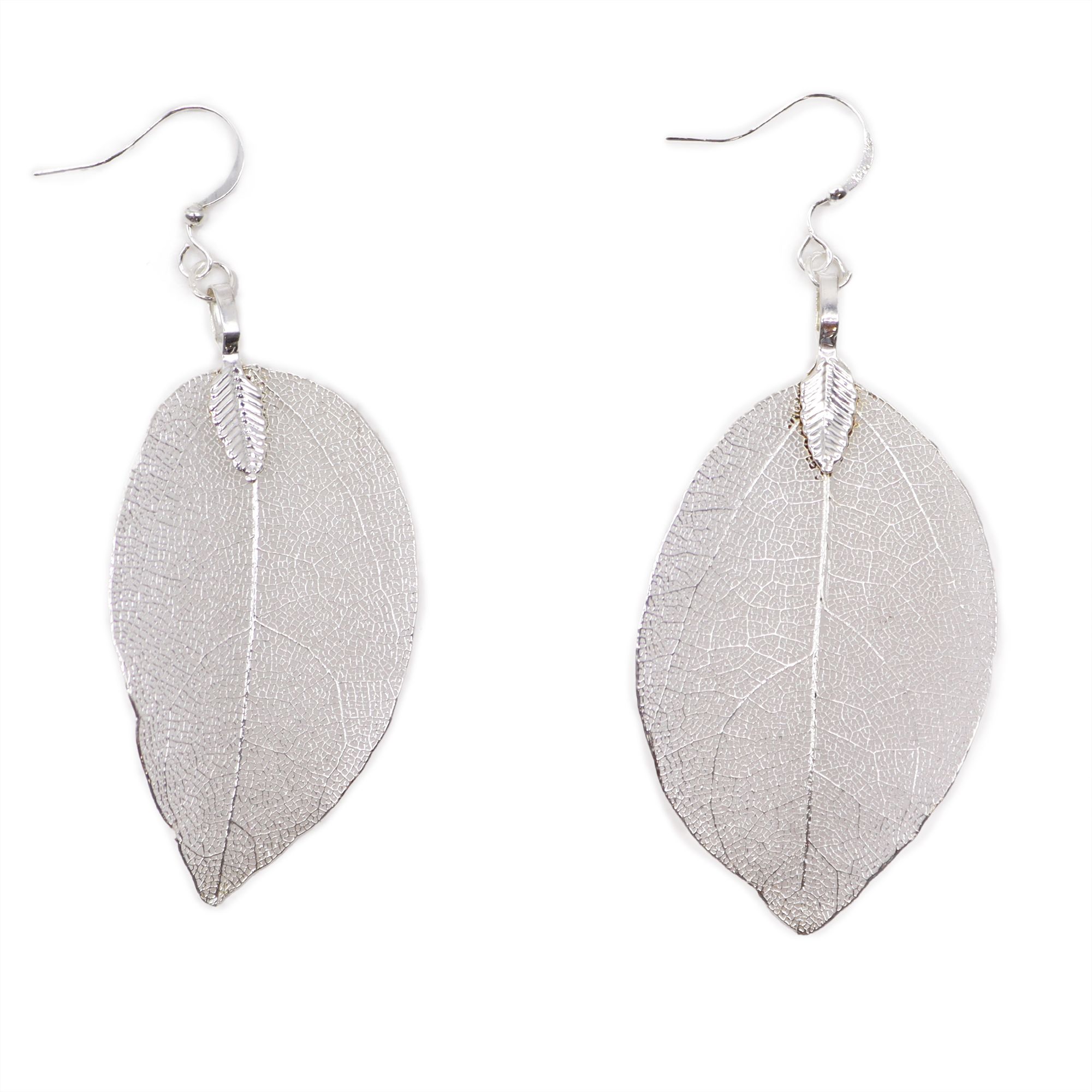 Earrings – Bravery Leaf – Silver | www.artisan-gifts.co.uk 2 Earrings – Bravery Leaf – Silver | www.artisan-gifts.co.uk 1