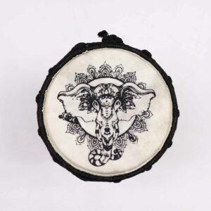 Elephant Wide Top Djembe Drum – 20cm | www.artisan-gifts.co.uk 1