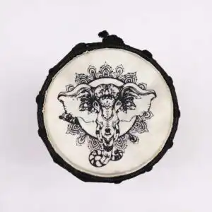 Elephant Wide Top Djembe Drum – 20cm | www.artisan-gifts.co.uk 1