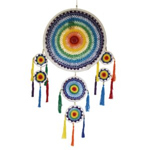 Extra Large Dreamcatcher – Vivid Rainbow | www.artisan-gifts.co.uk 1