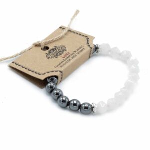 Faceted Gemstone Bracelet – Magnetc Rose Quatz | www.artisan-gifts.co.uk 1