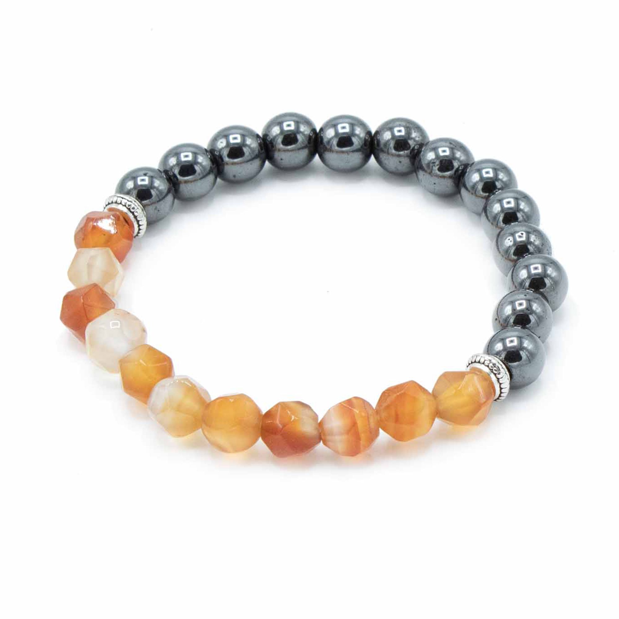 Faceted Gemstone Bracelet – Magnetic Carnelian | www.artisan-gifts.co.uk 3 Faceted Gemstone Bracelet – Magnetic Carnelian | www.artisan-gifts.co.uk 2