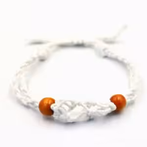 Gemstone Bracelet Cord – White | www.artisan-gifts.co.uk 1