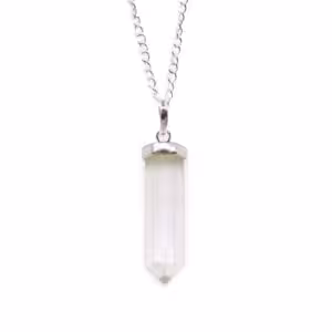 Gemstone Classic Point Pendant – Rock Quartz | www.artisan-gifts.co.uk 1