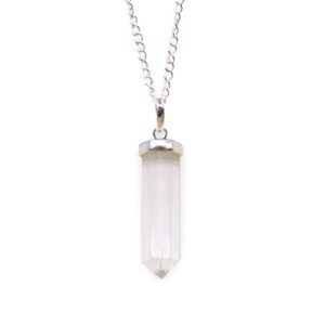 Gemstone Classic Point Pendant – Rock Quartz | www.artisan-gifts.co.uk 1