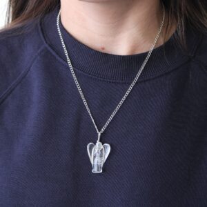Gemstone Guardian Angel Pendant – Rock Quartz | www.artisan-gifts.co.uk 1