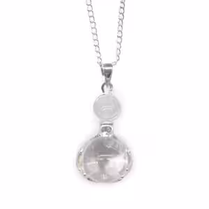 Gemstone Healing Hands Pendant – Rock Quartz | www.artisan-gifts.co.uk 1