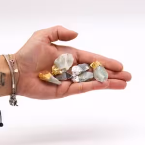 Gemstone Indian Jade Gold & Silver Plated Pendants (6 assorted) | www.artisan-gifts.co.uk 1