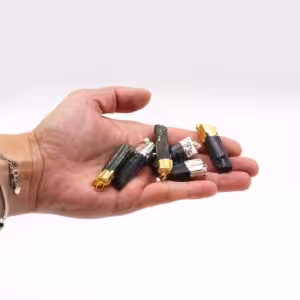 Gemstone Indian Tourmaline & Silver Plated Pendants (6 assorted) | www.artisan-gifts.co.uk 1