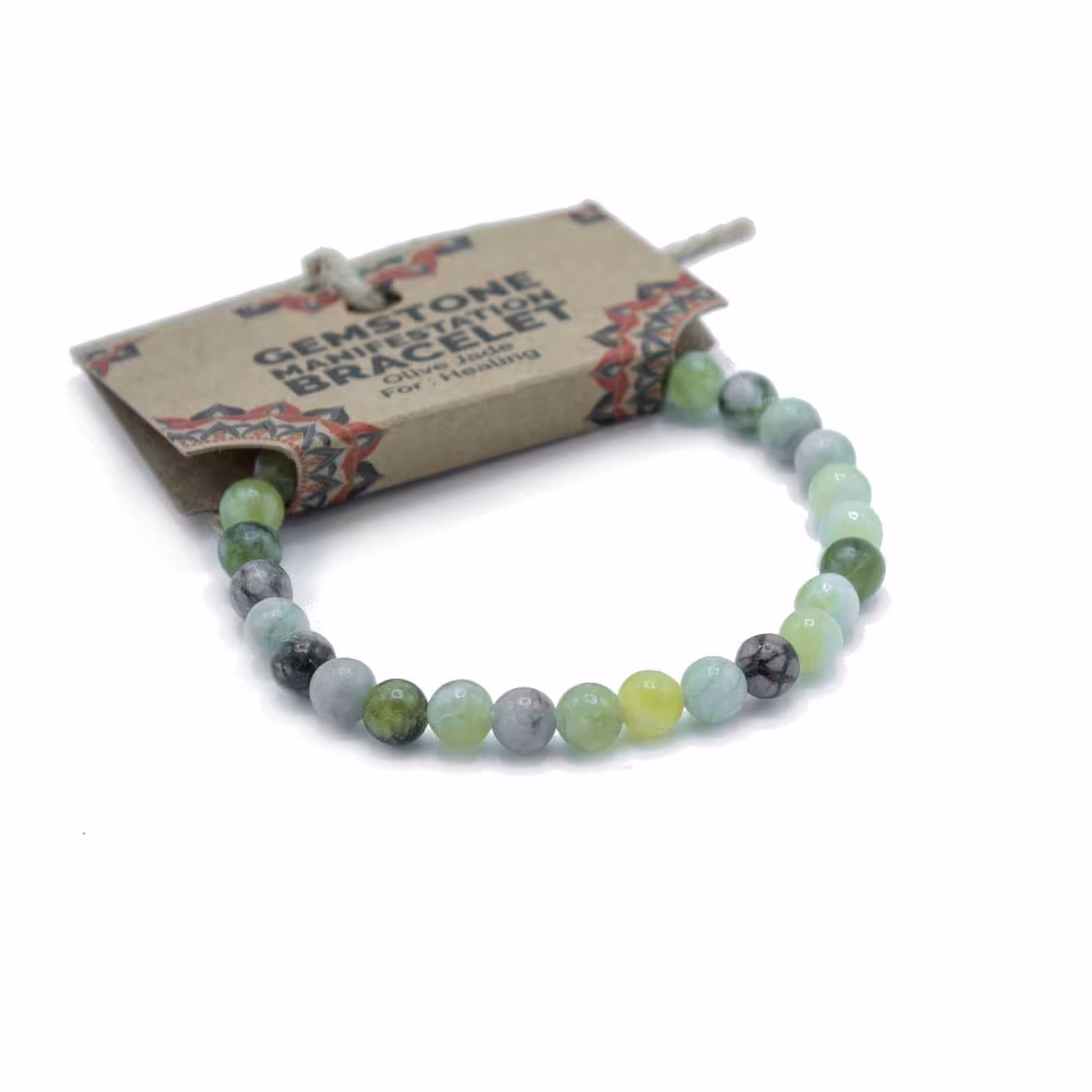 Gemstone Manifestation Bracelet – Olive Jade – Healing | www.artisan-gifts.co.uk 3 Gemstone Manifestation Bracelet – Olive Jade – Healing | www.artisan-gifts.co.uk 2