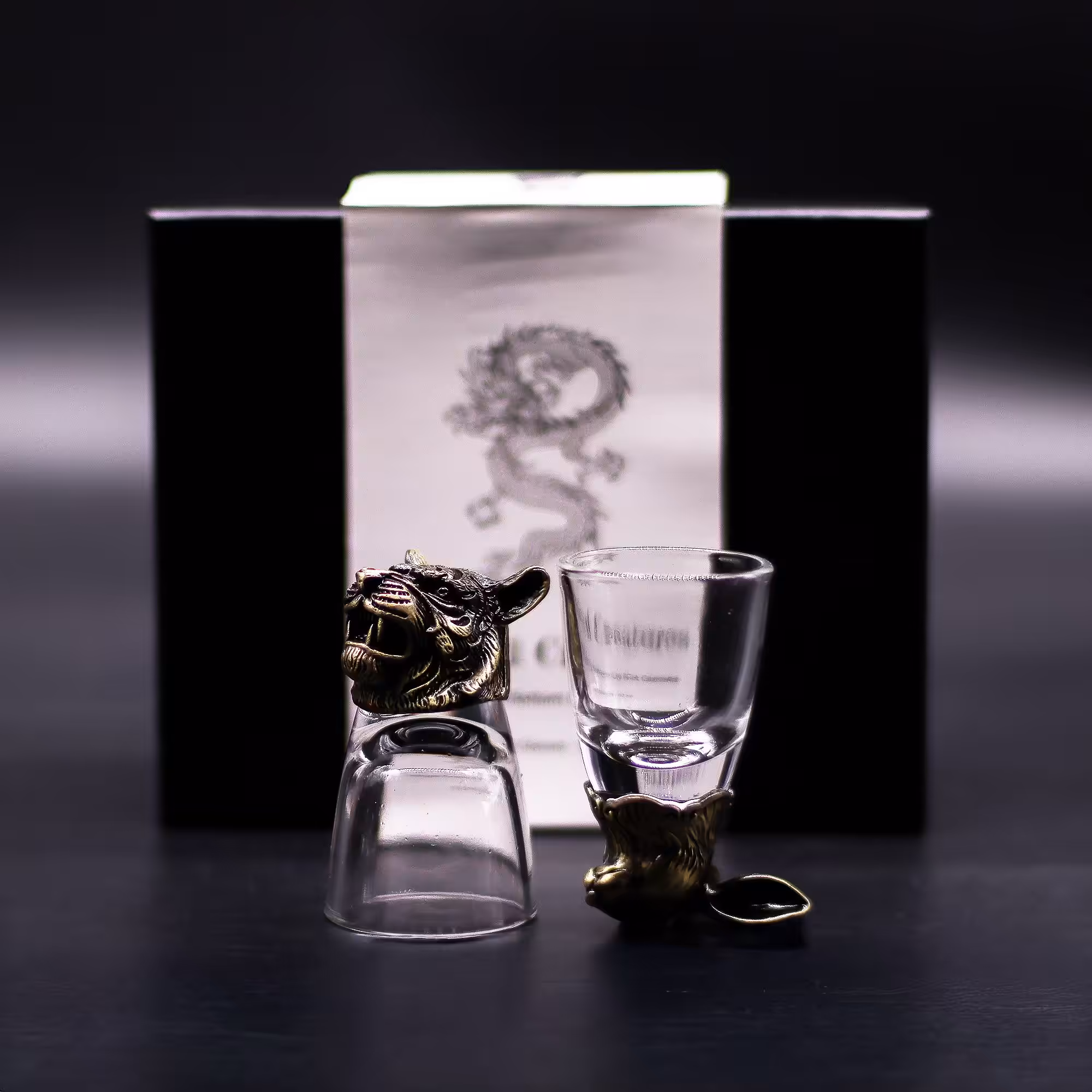 Gift Set of 6 Shot Glasses (50ml) – Mystical Creatures – Antique Bronze | www.artisan-gifts.co.uk 3 Gift Set of 6 Shot Glasses (50ml) – Mystical Creatures – Antique Bronze | www.artisan-gifts.co.uk 2