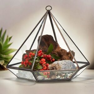 Glass Terrarium – Large Diamond | www.artisan-gifts.co.uk 1