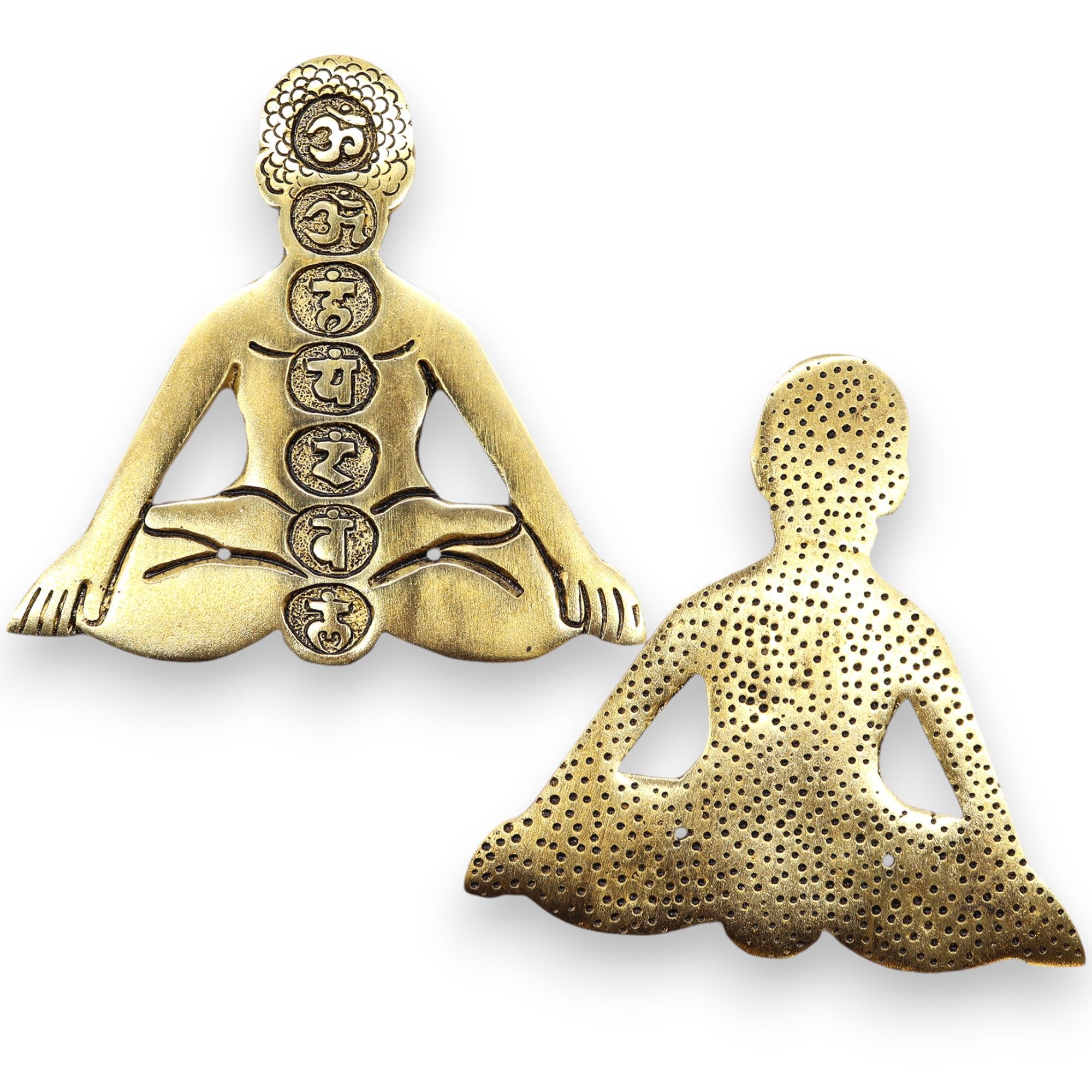 Gold Aluminum Seven Chakra Yoga Incense Holder | www.artisan-gifts.co.uk 3 Gold Aluminum Seven Chakra Yoga Incense Holder | www.artisan-gifts.co.uk 2