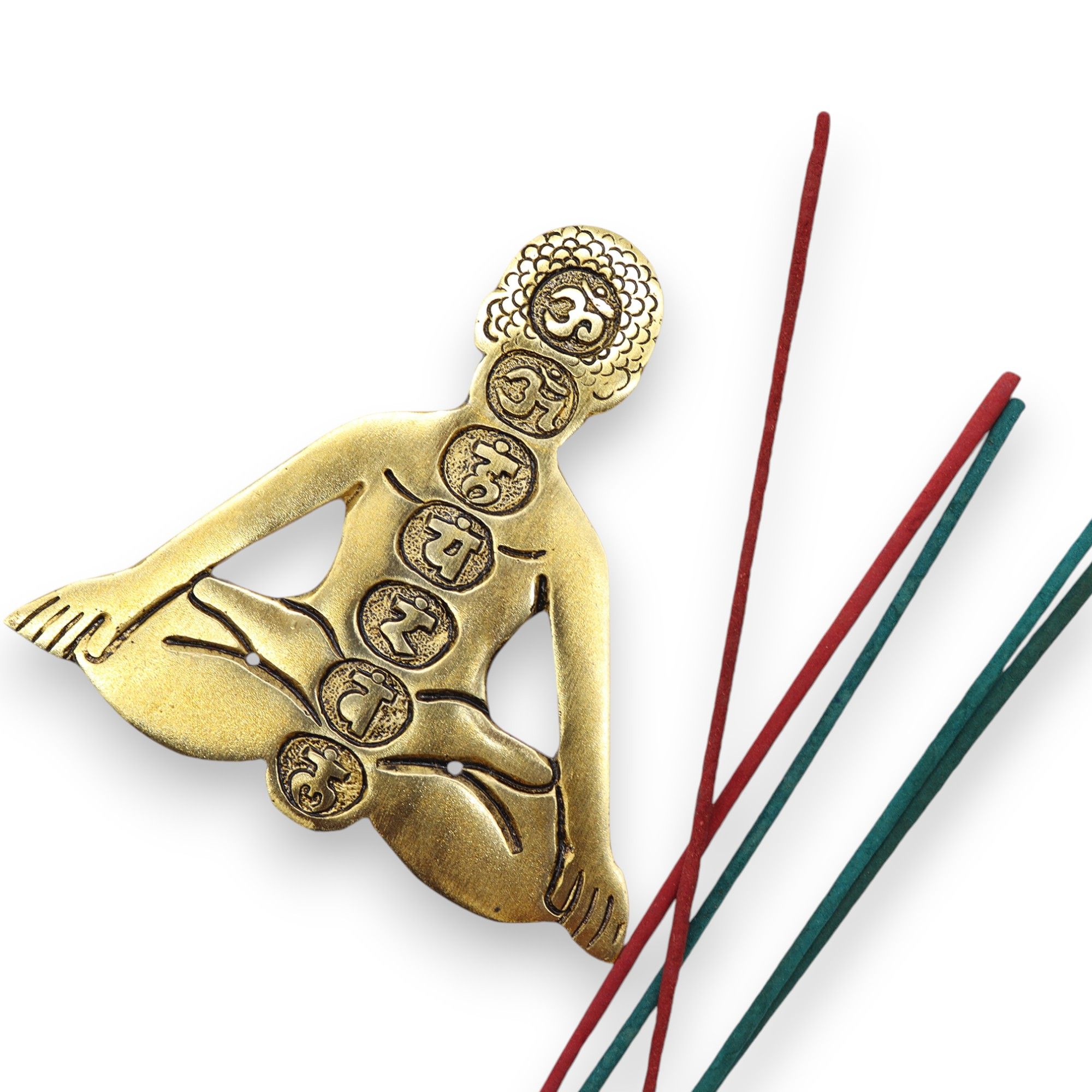 Gold Aluminum Seven Chakra Yoga Incense Holder | www.artisan-gifts.co.uk 7 Gold Aluminum Seven Chakra Yoga Incense Holder | www.artisan-gifts.co.uk 6