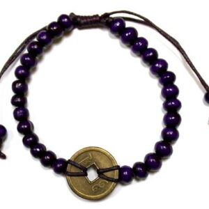 Good Luck Feng-Shui Bracelets – Purple | www.artisan-gifts.co.uk