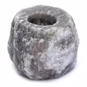 Grey Salt Candle Holder 600-800g | www.artisan-gifts.co.uk 1