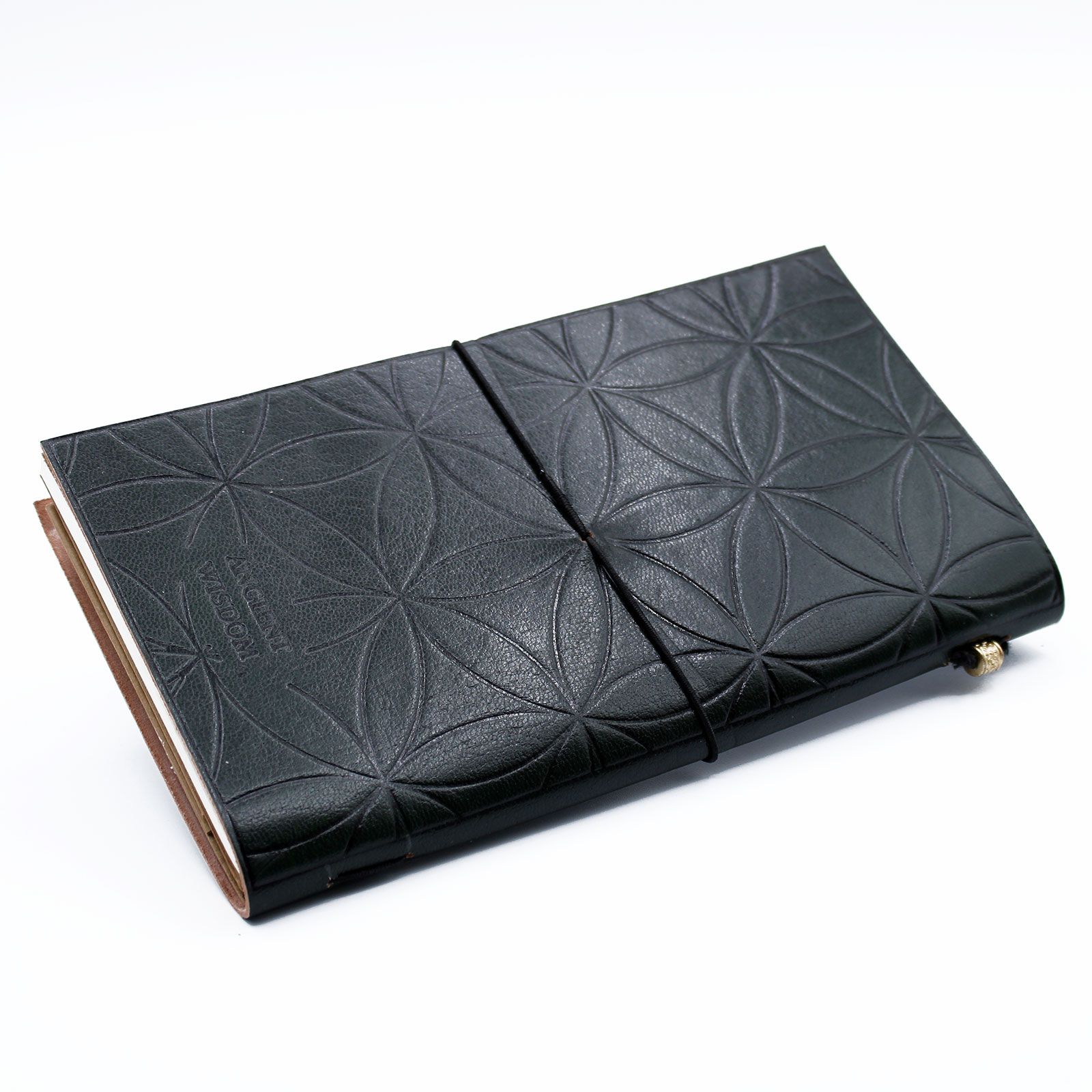 Handmade Leather Journal – Flower of Life – Green (80 pages) | www.artisan-gifts.co.uk 5 Handmade Leather Journal – Flower of Life – Green (80 pages) | www.artisan-gifts.co.uk 4