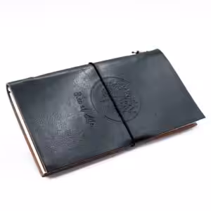 Handmade Leather Journal – Tree of Life – Green (80 pages) | www.artisan-gifts.co.uk 1