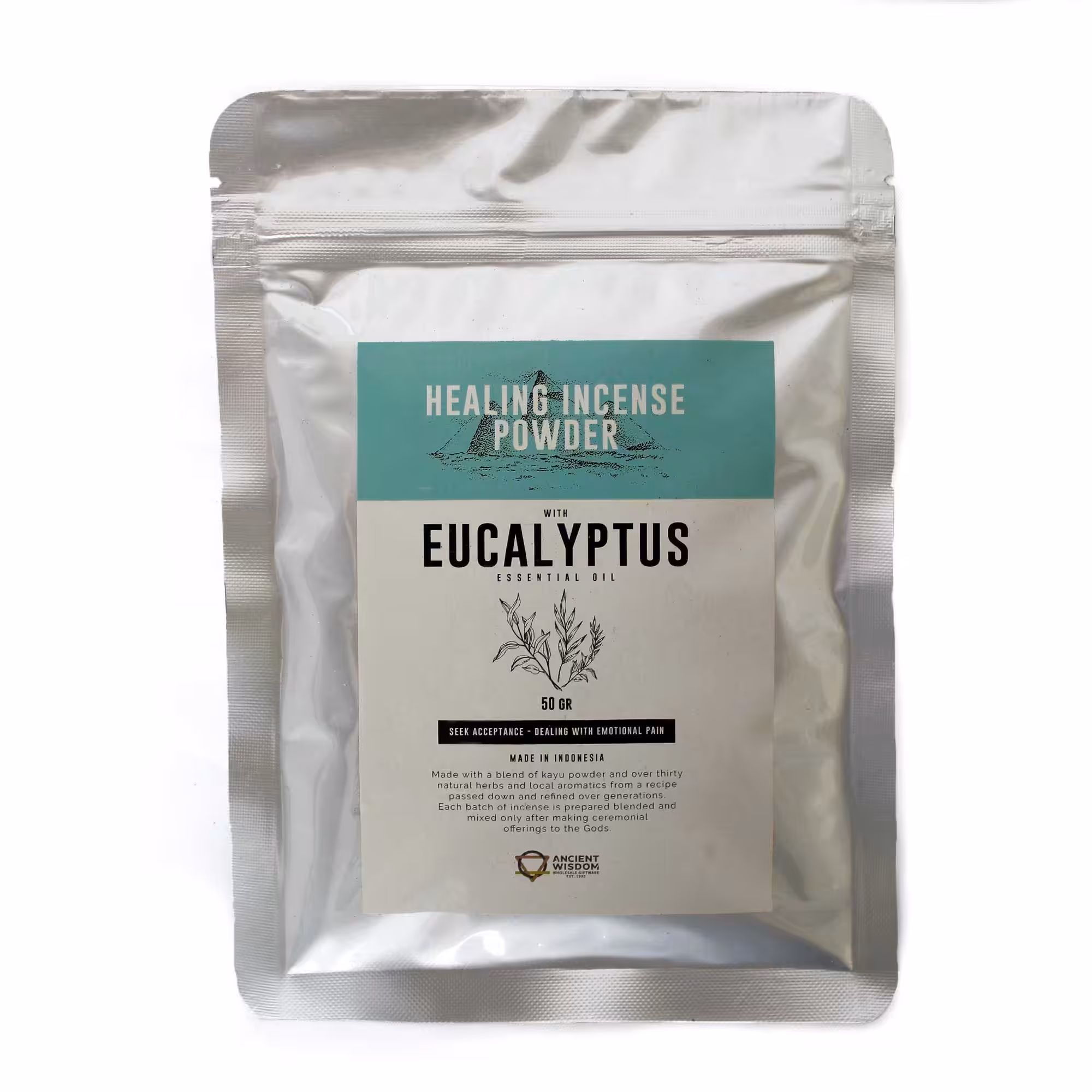 Healing Incense Powder – Eucalyptus 50gm | www.artisan-gifts.co.uk 2 Healing Incense Powder – Eucalyptus 50gm | www.artisan-gifts.co.uk 1