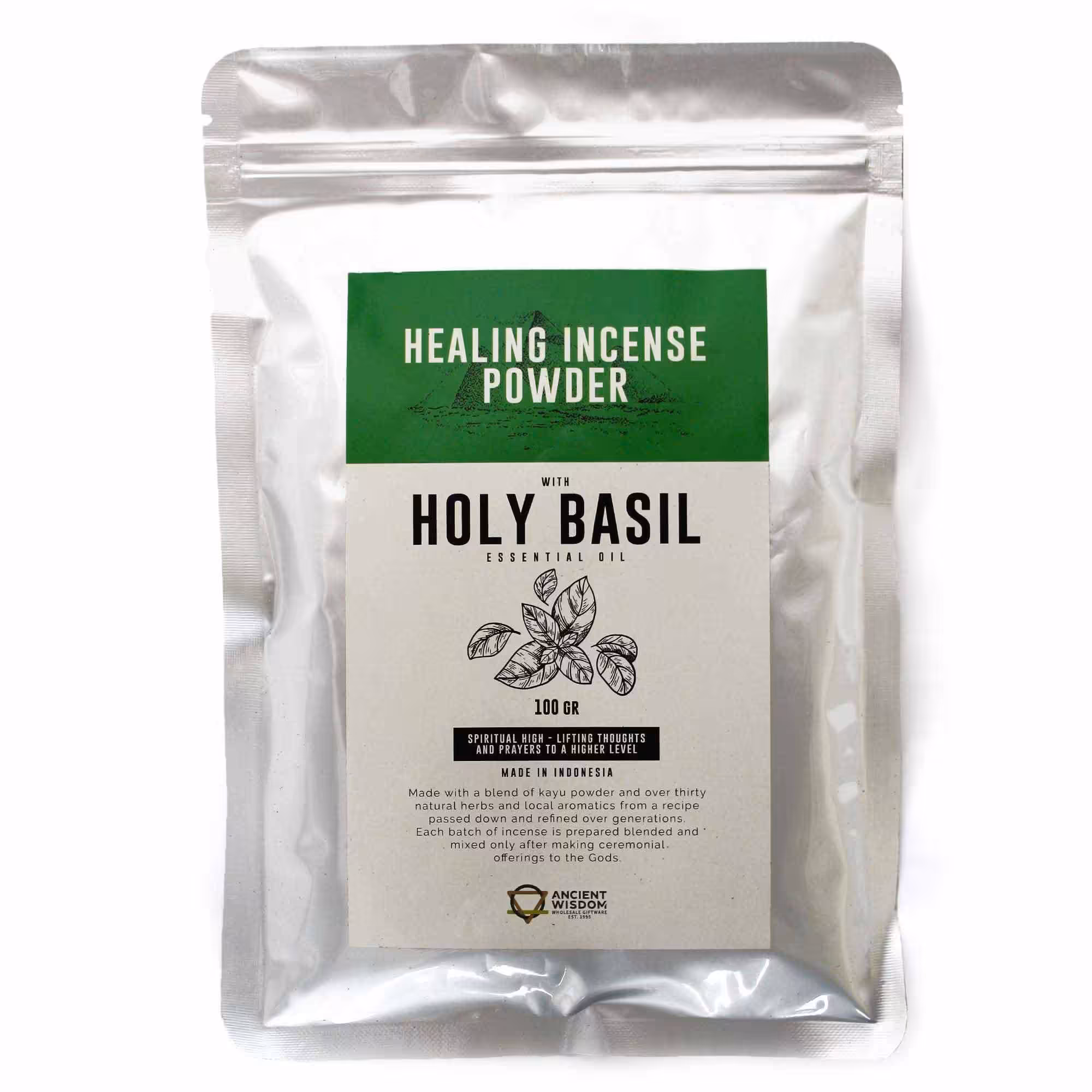 Healing Incense Powder – Holy Basil 100gm | www.artisan-gifts.co.uk 2 Healing Incense Powder – Holy Basil 100gm | www.artisan-gifts.co.uk 1