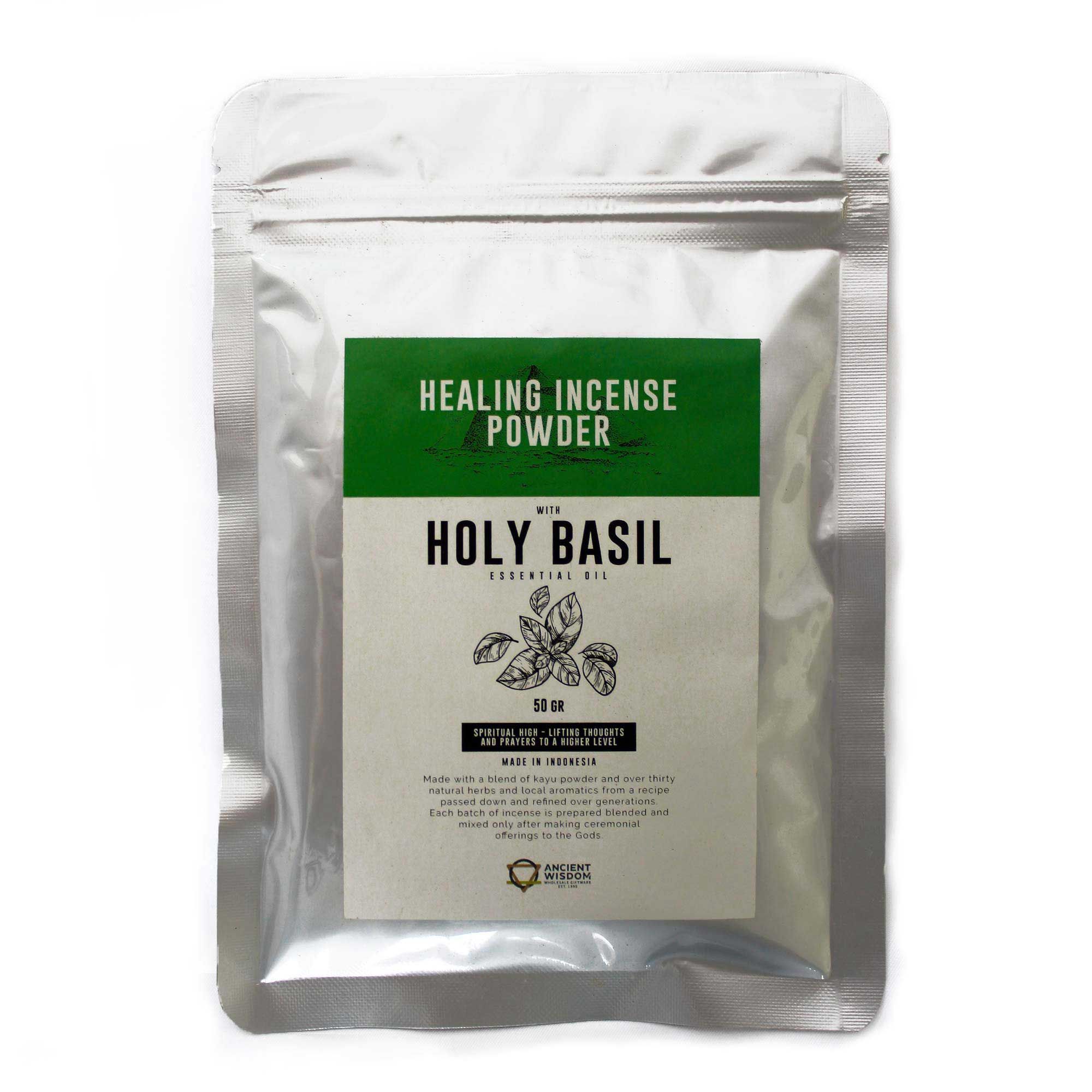 Healing Incense Powder – Holy Basil 50gm | www.artisan-gifts.co.uk 2 Healing Incense Powder – Holy Basil 50gm | www.artisan-gifts.co.uk 1