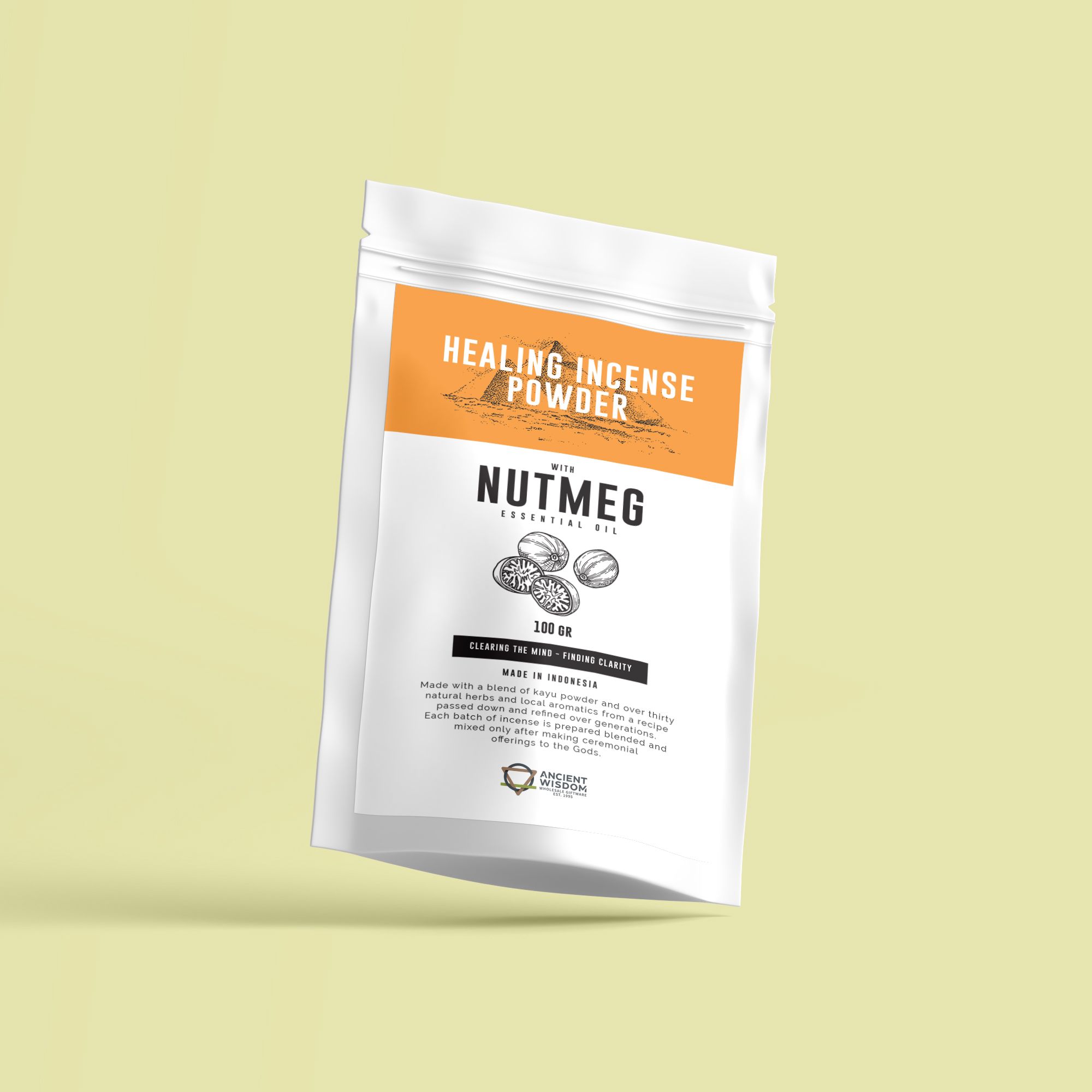 Healing Incense Powder – Nutmeg 100gm | www.artisan-gifts.co.uk 3 Healing Incense Powder – Nutmeg 100gm | www.artisan-gifts.co.uk 2