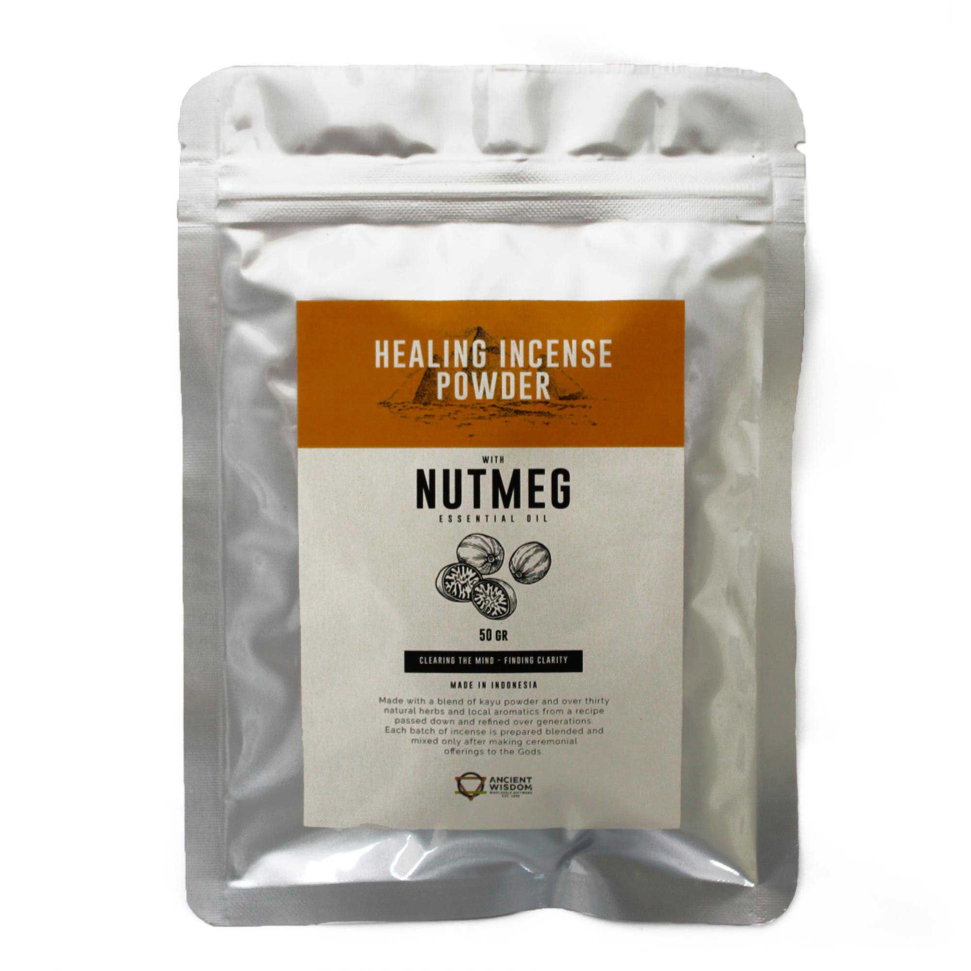 Healing Incense Powder – Nutmeg 50gm | www.artisan-gifts.co.uk 3 Healing Incense Powder – Nutmeg 50gm | www.artisan-gifts.co.uk 2