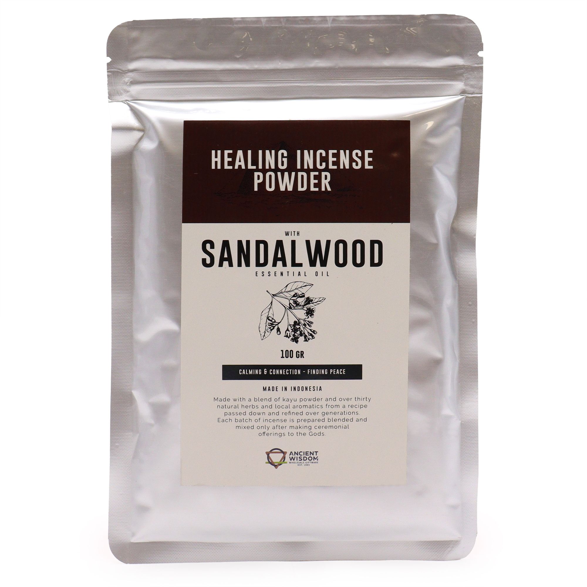 Healing Incense Powder – Sandalwood 100gm | www.artisan-gifts.co.uk 2 Healing Incense Powder – Sandalwood 100gm | www.artisan-gifts.co.uk 1