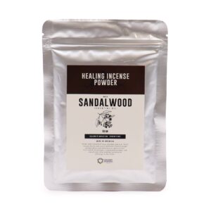 Healing Incense Powder – Sandalwood 50gm | www.artisan-gifts.co.uk 1