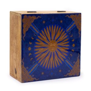 Hop Hare Big Enameled Square Box – The Sun | www.artisan-gifts.co.uk 1