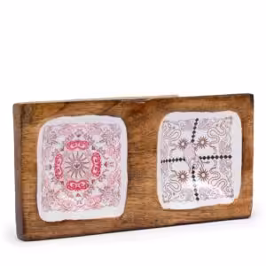 Hop Hare Enameled Double Trinket Tray – Cupid & Lion | www.artisan-gifts.co.uk 1