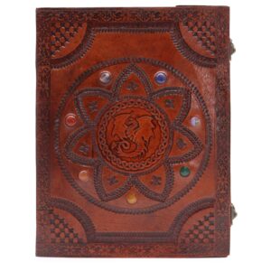 Huge Tomb Book –  Charkra Stones Dragon Mandala 100 Pages – 25x34cm | www.artisan-gifts.co.uk 1