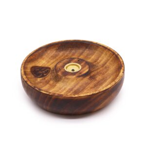 Incense Stick & Cone Burner Disc – Om | www.artisan-gifts.co.uk 1