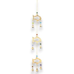 Indian Chimes – Fish Drop – 7 Bells | www.artisan-gifts.co.uk