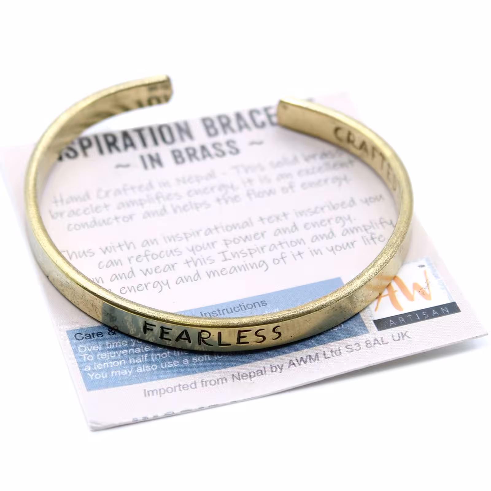 Inspiration Bracelet – Brass Selection | www.artisan-gifts.co.uk 2 Inspiration Bracelet – Brass Selection | www.artisan-gifts.co.uk 1