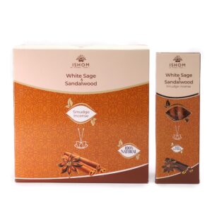 Ishom Smudge Incense – White Sage & Sandalwood | www.artisan-gifts.co.uk 1