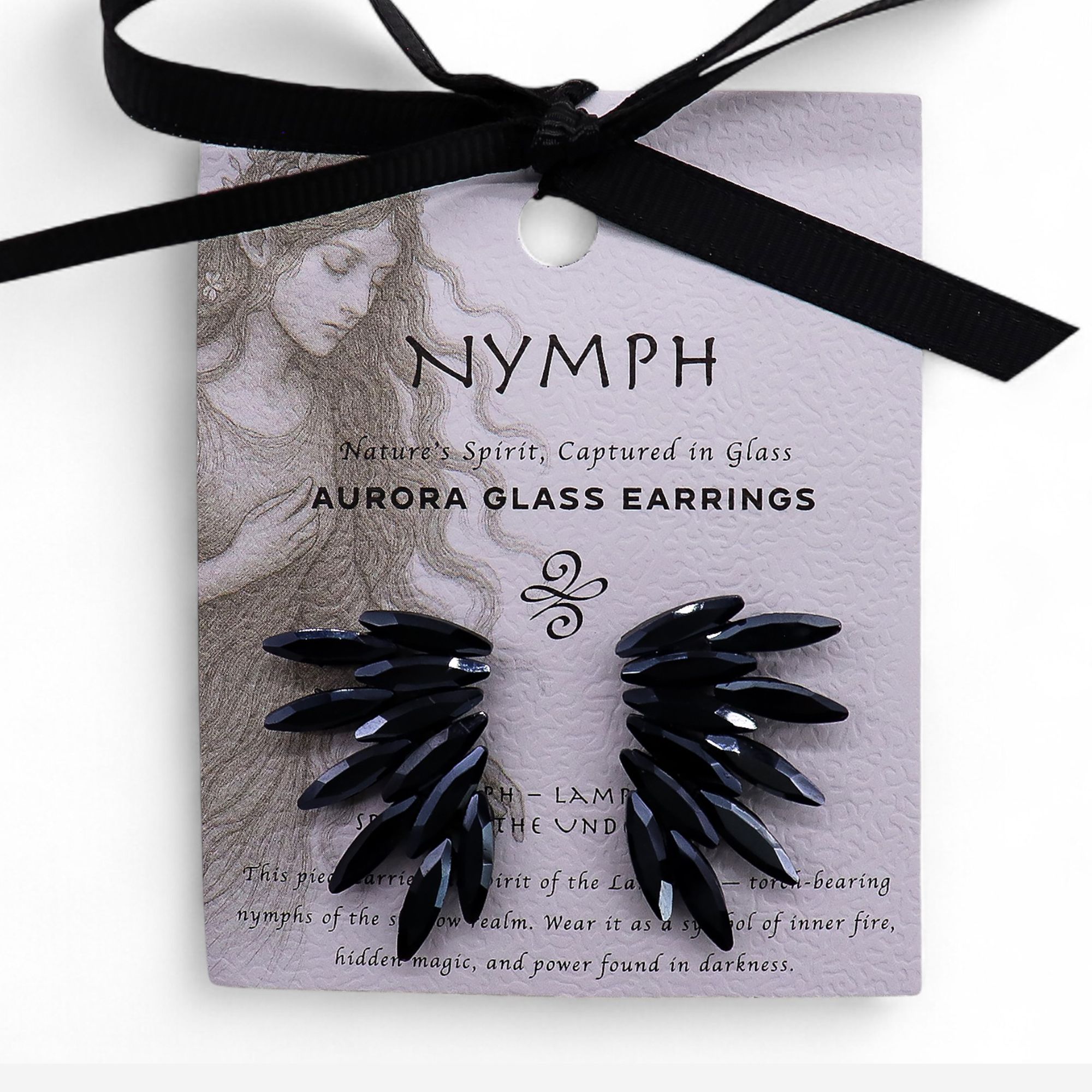 Jet Black – Vintage Glass – Faries – Earrings | www.artisan-gifts.co.uk 5 Jet Black – Vintage Glass – Faries – Earrings | www.artisan-gifts.co.uk 4