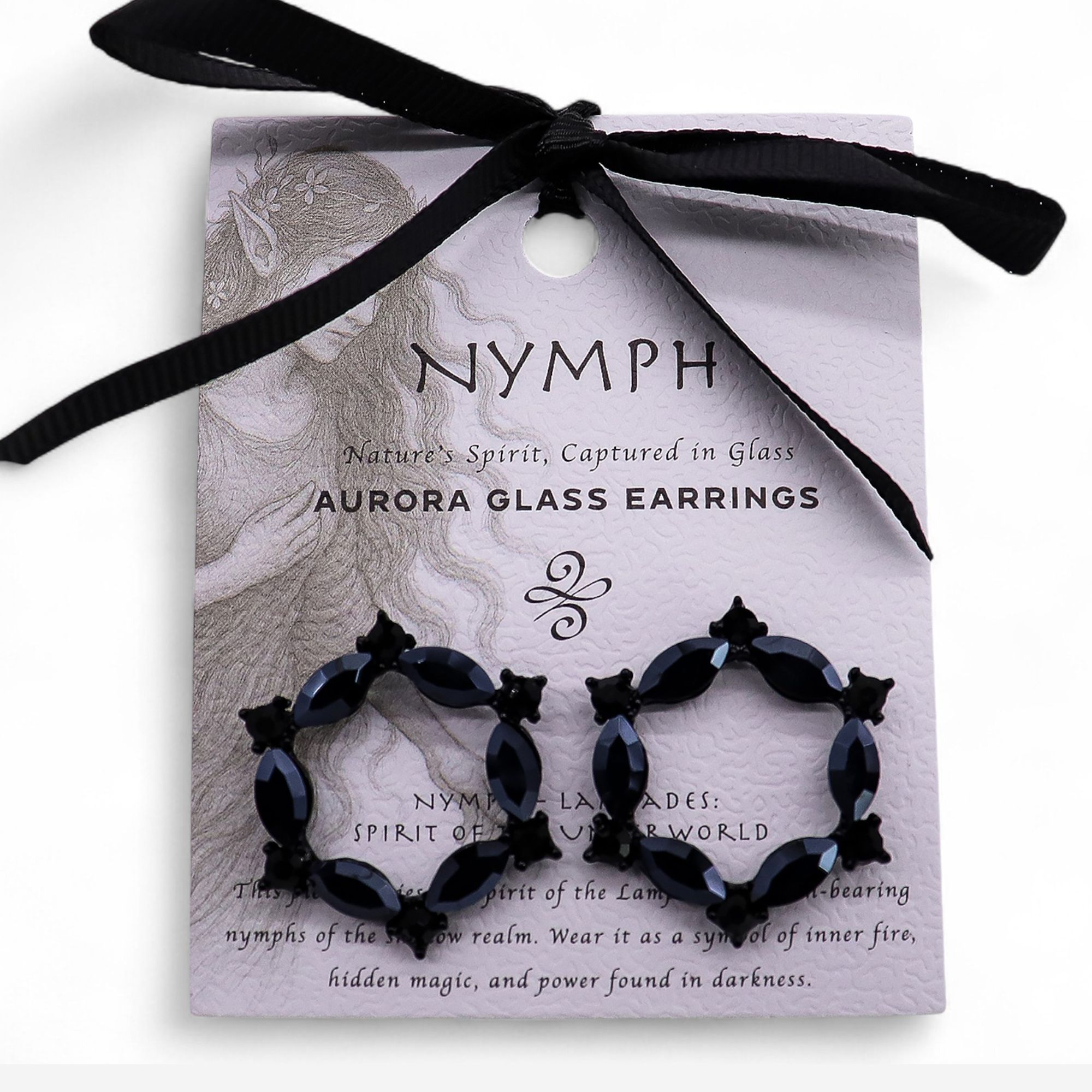 Jet Black – Vintage Glass – Loop – Earrings | www.artisan-gifts.co.uk 5 Jet Black – Vintage Glass – Loop – Earrings | www.artisan-gifts.co.uk 4