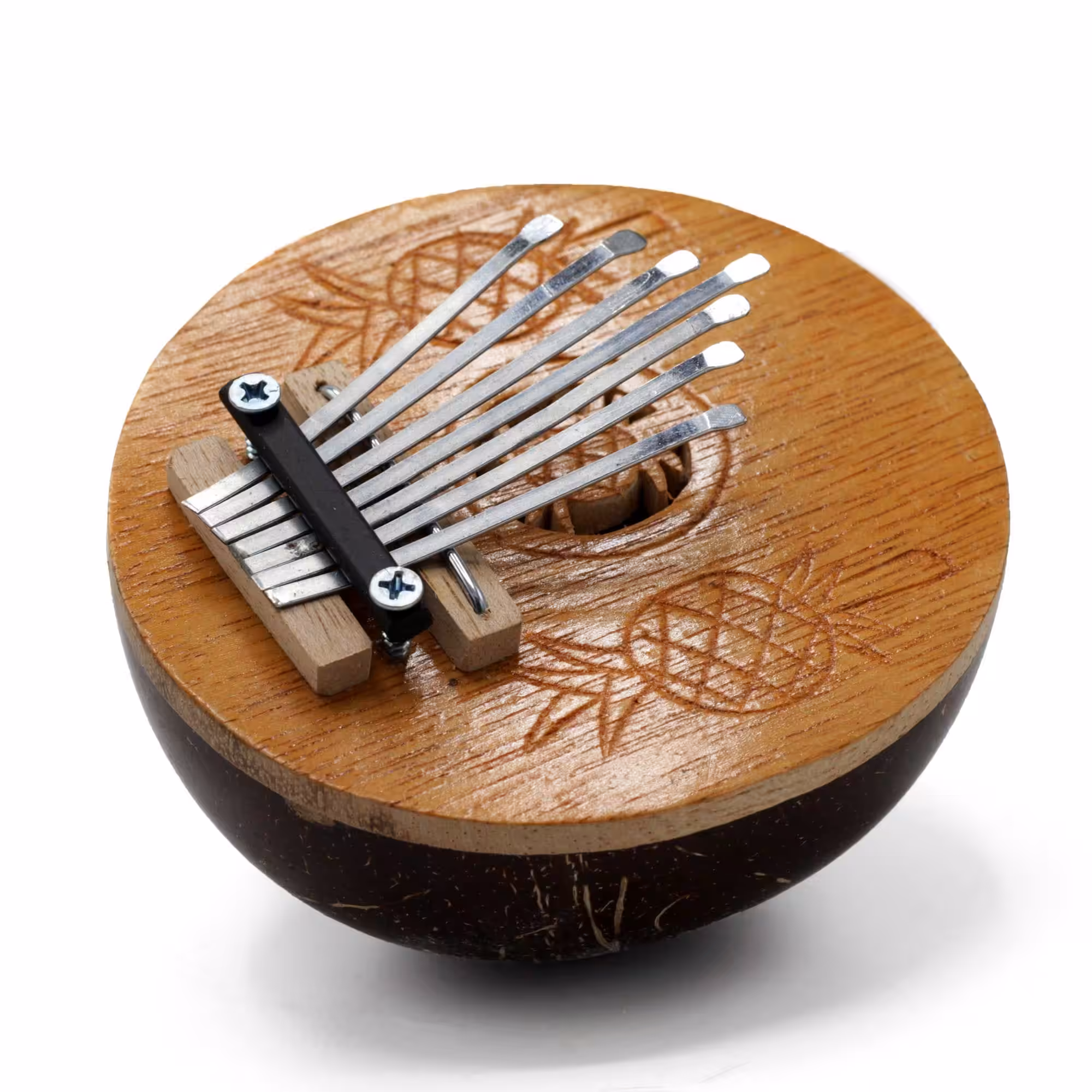 Kalimba Mini Coconut | www.artisan-gifts.co.uk 2 Kalimba Mini Coconut | www.artisan-gifts.co.uk 1