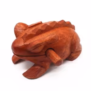 Large Croaking Wooden Frog | www.artisan-gifts.co.uk 1