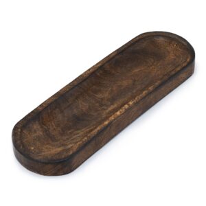 Large Incense Tray 30x10cm – Classic Mango Wood | www.artisan-gifts.co.uk 1