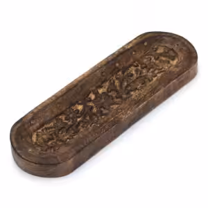 Large Incense Tray 30x10cm – Flower Design | www.artisan-gifts.co.uk 1