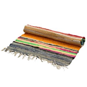 Large Rag Rug – 150x90cm – premium quality – Rainbow Colours | www.artisan-gifts.co.uk 1