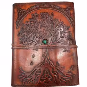 Large Tree of Life Leather Journal – 20x16x2cm | www.artisan-gifts.co.uk 1