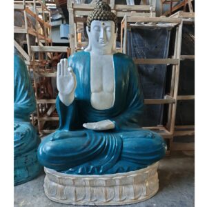 Large Turquoise & Stone Thai Buddha – 0.96m | www.artisan-gifts.co.uk
