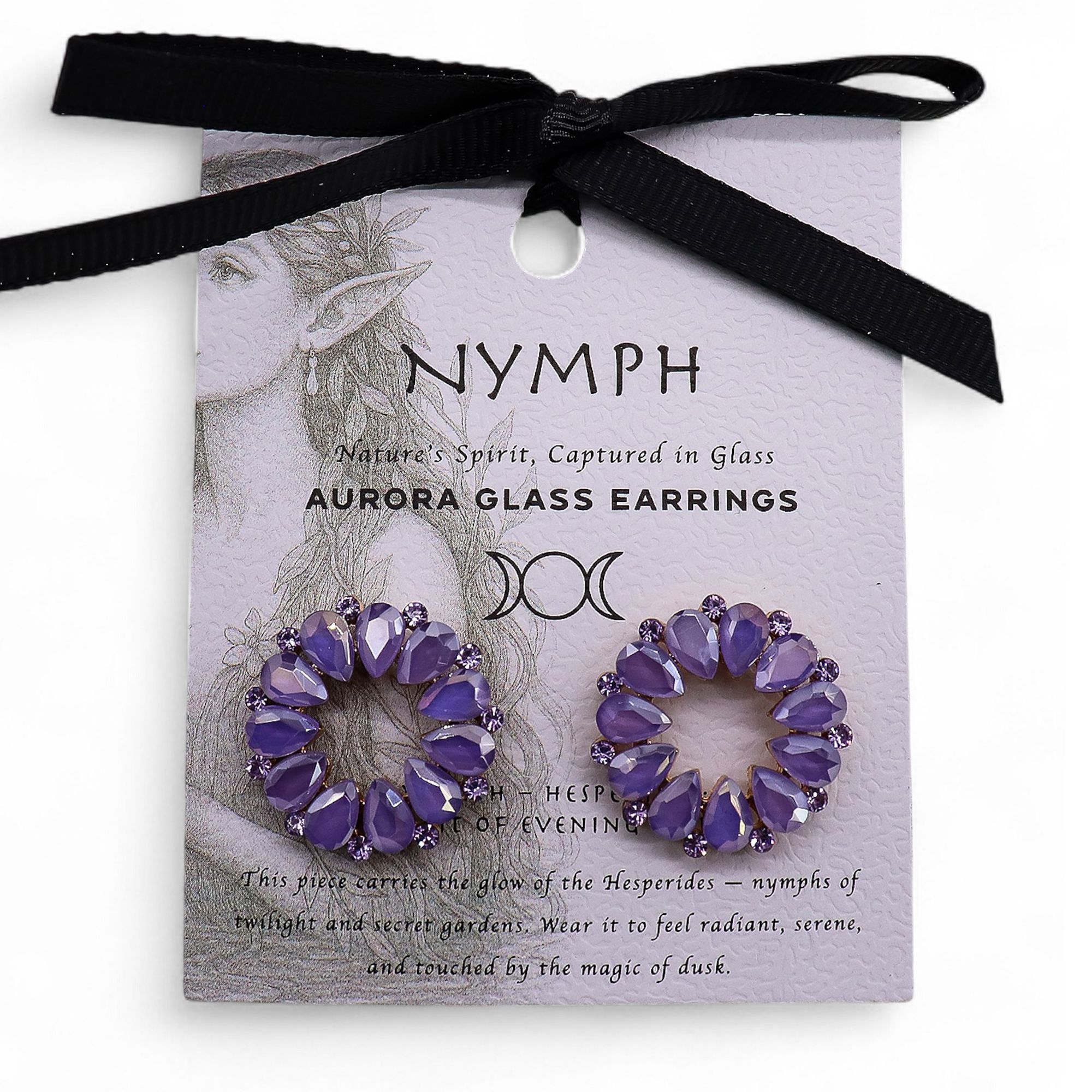 Lavender – Vintage Glass – Loop – Earrings | www.artisan-gifts.co.uk 4 Lavender – Vintage Glass – Loop – Earrings | www.artisan-gifts.co.uk 3