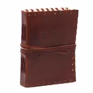 Leather Book of Thoughts with Wrap Notebook (6×4″) | www.artisan-gifts.co.uk 1