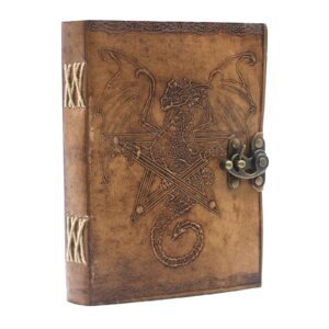 Leather Dragon Notebook (6×8″) | www.artisan-gifts.co.uk 1