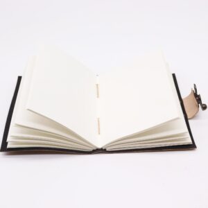 Leather Journel – Plain Paper –  Work & Dream Big | www.artisan-gifts.co.uk 1