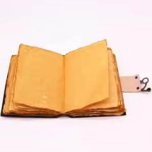 Leather Seven Chakra Colours Deckle-edge Notebook | www.artisan-gifts.co.uk 1